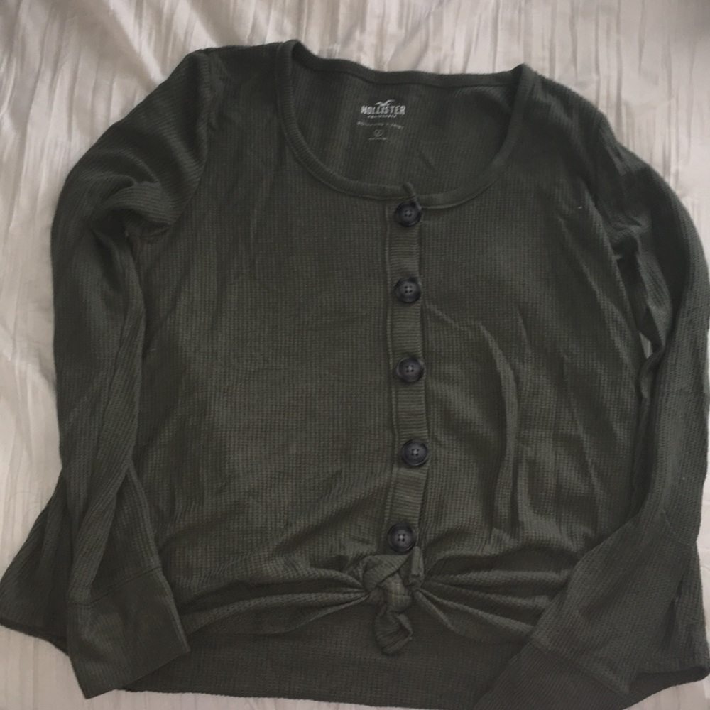 hollister button up